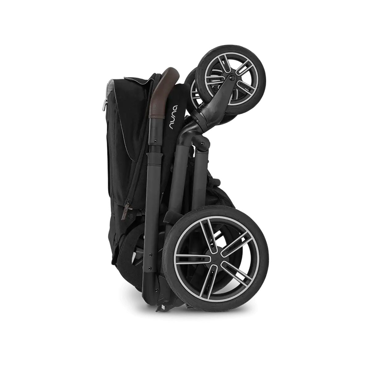 Nuna Mixx Next Stroller - Caviar/Chocolate - Compact One Piece Fold